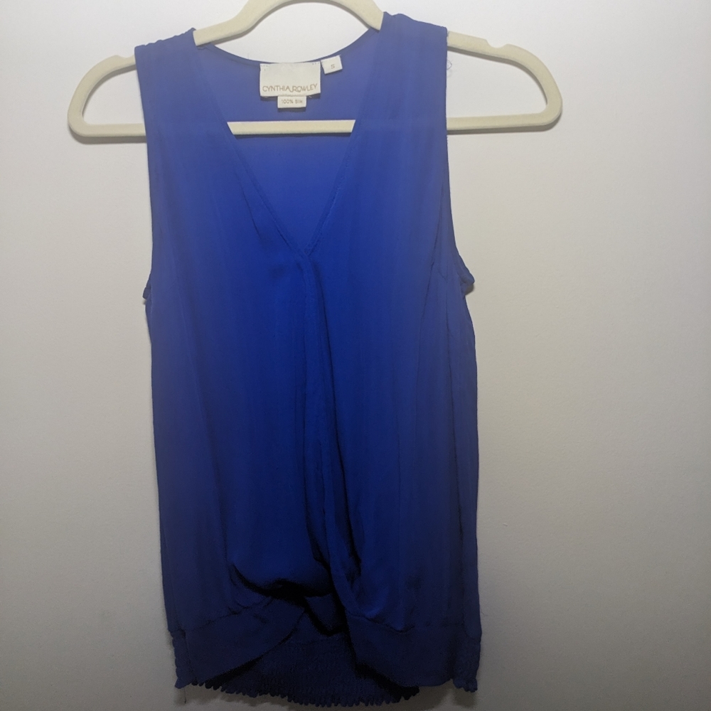 Cynthia Rowley 100% Silk Blouse
